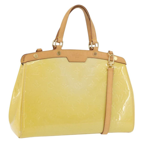 路易威登 Monogram Vernis Blair MM 手提包 2way Broncorail M91456 Auth mr2415A