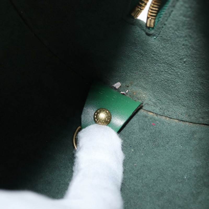 【日本直送】路易威登 Epi Soufflot 手提包綠色 M52224 LV 正品 mr2339A-11