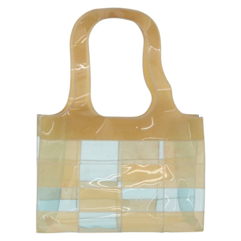 【日本直送】香奈兒 Choco Bar 手提包，藍色乙烯基材質，CC 認證，貨號 mr2370A-1