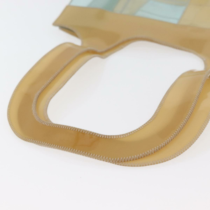 【日本直送】香奈兒 Choco Bar 手提包，藍色乙烯基材質，CC 認證，貨號 mr2370A-6