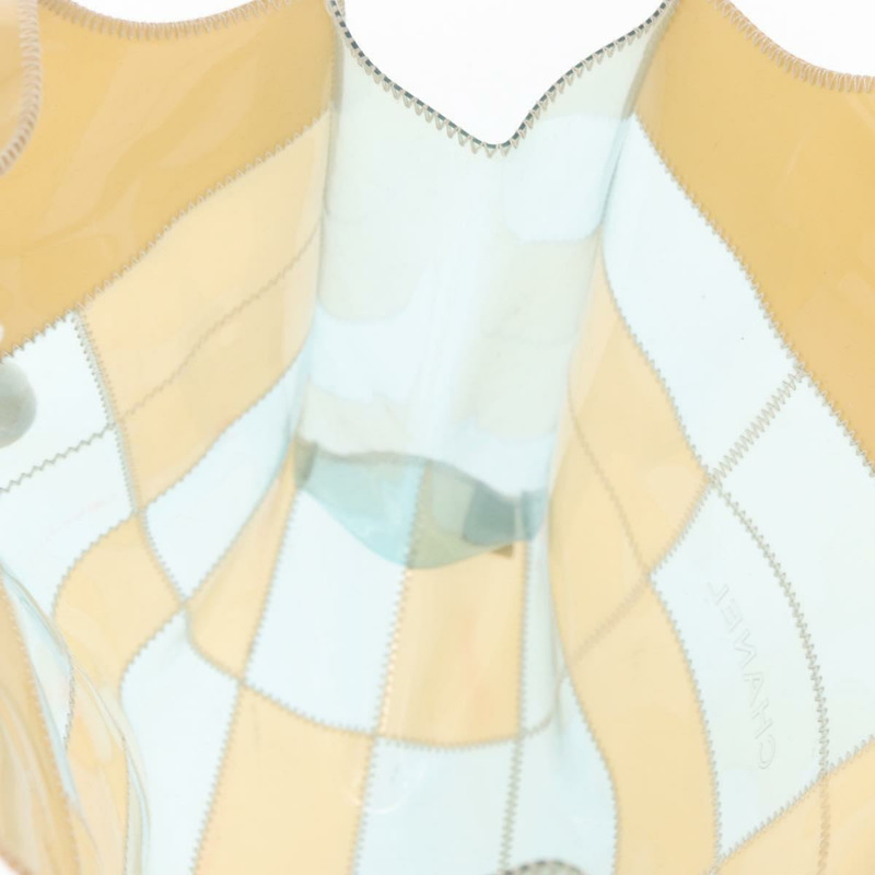 【日本直送】香奈兒 Choco Bar 手提包，藍色乙烯基材質，CC 認證，貨號 mr2370A-10