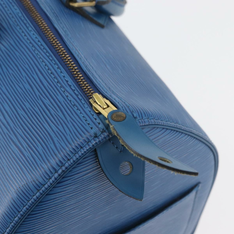 【日本直送】路易威登 Epi Speedy 35 手提包，托萊多藍，M42995，LV 正品，編號 176837A-9