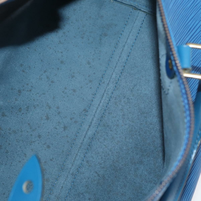 【日本直送】路易威登 Epi Speedy 35 手提包，托萊多藍，M42995，LV 正品，編號 176837A-10