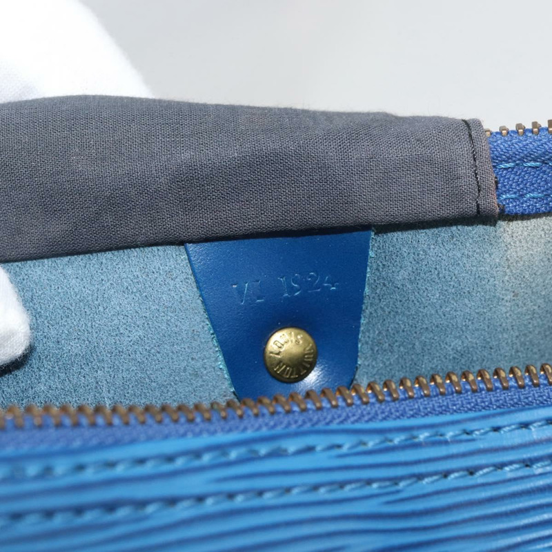 【日本直送】路易威登 Epi Speedy 35 手提包，托萊多藍，M42995，LV 正品，編號 176837A-11