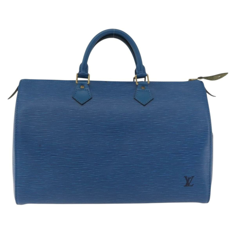 【日本直送】路易威登 Epi Speedy 35 手提包，托萊多藍，M42995，LV 正品，編號 176837A-12