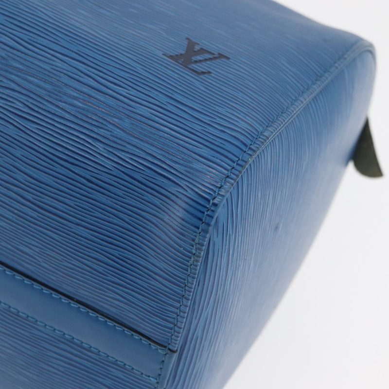 【日本直送】路易威登 Epi Speedy 35 手提包，托萊多藍，M42995，LV 正品，編號 176837A-14