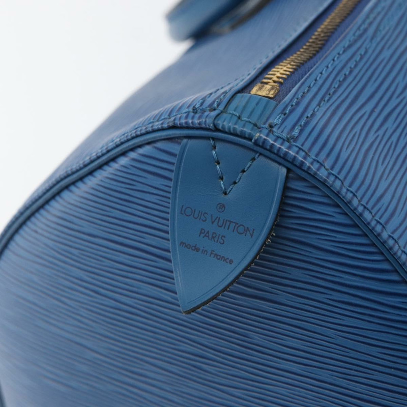 【日本直送】路易威登 Epi Speedy 35 手提包，托萊多藍，M42995，LV 正品，編號 176837A-17