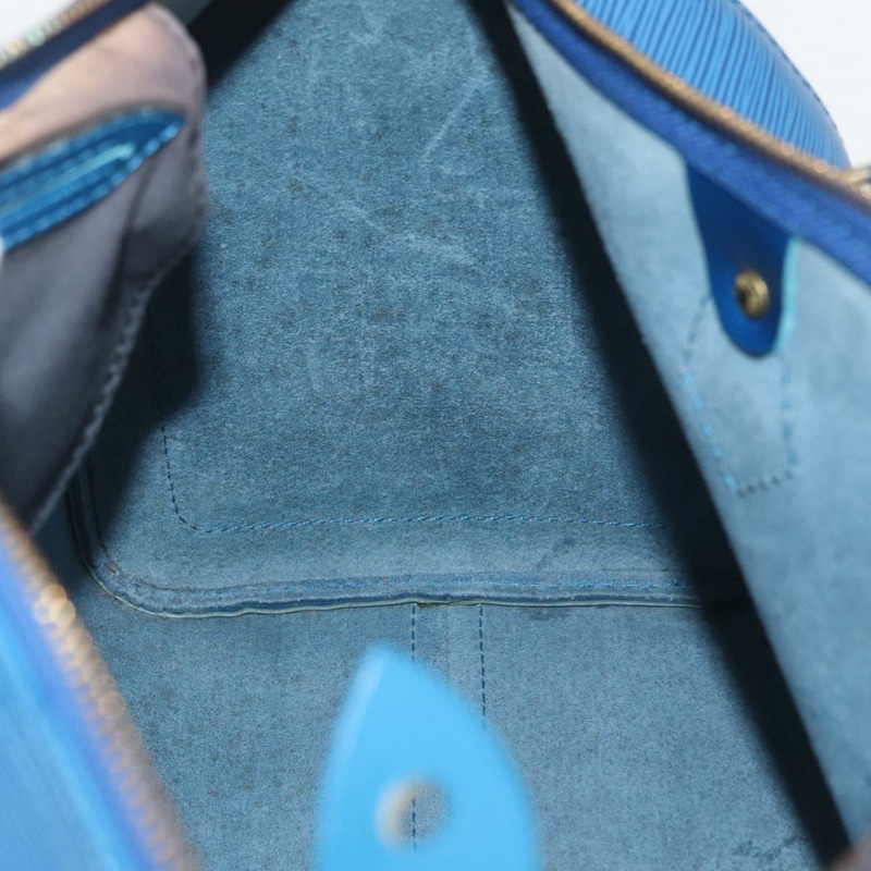 【日本直送】路易威登 Epi Speedy 35 手提包，托萊多藍，M42995，LV 正品，編號 176837A-18