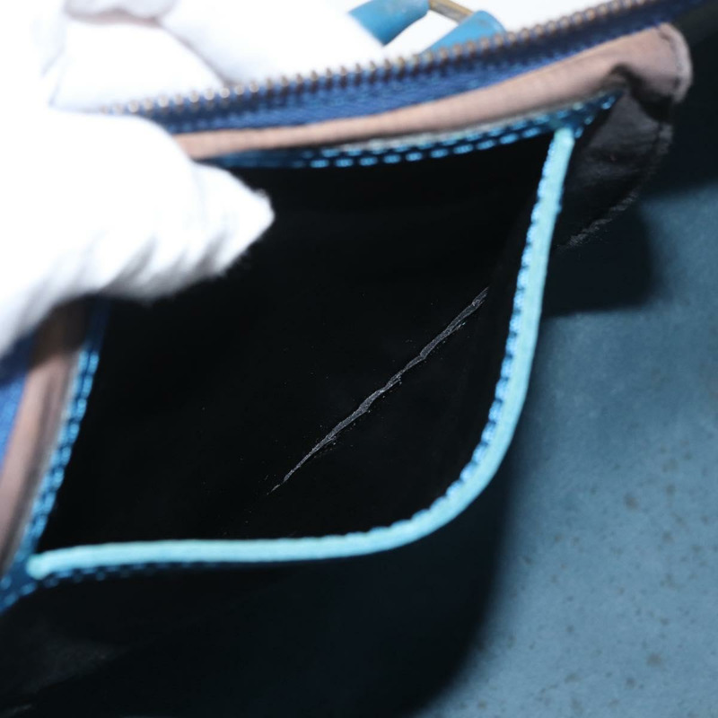 【日本直送】路易威登 Epi Speedy 35 手提包，托萊多藍，M42995，LV 正品，編號 176837A-20