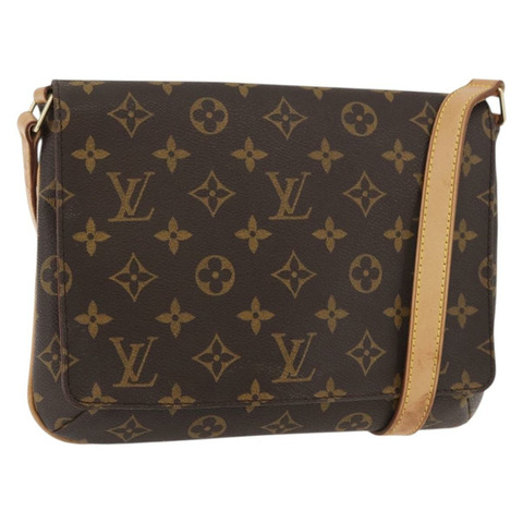 路易威登 Monogram Musette Tango 短肩帶包 M51257 LV Auth 176864A