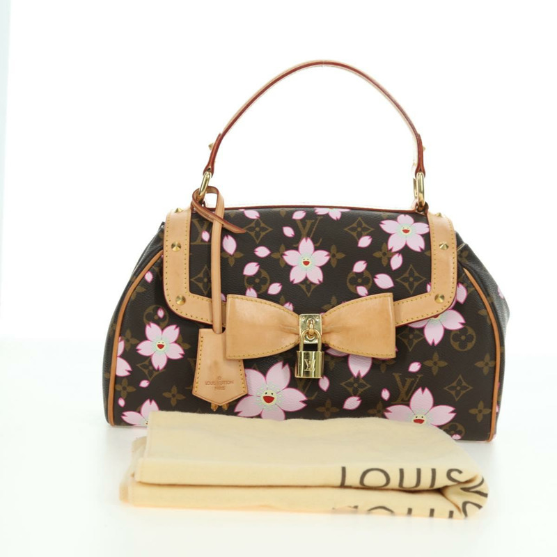 【日本直送】路易威登 Monogram Cherry Blossom Sac Retro PM 手袋 M92012 LV 正品 176394SAM-11
