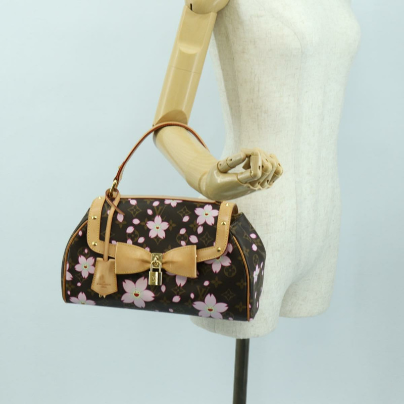 【日本直送】路易威登 Monogram Cherry Blossom Sac Retro PM 手袋 M92012 LV 正品 176394SAM-26