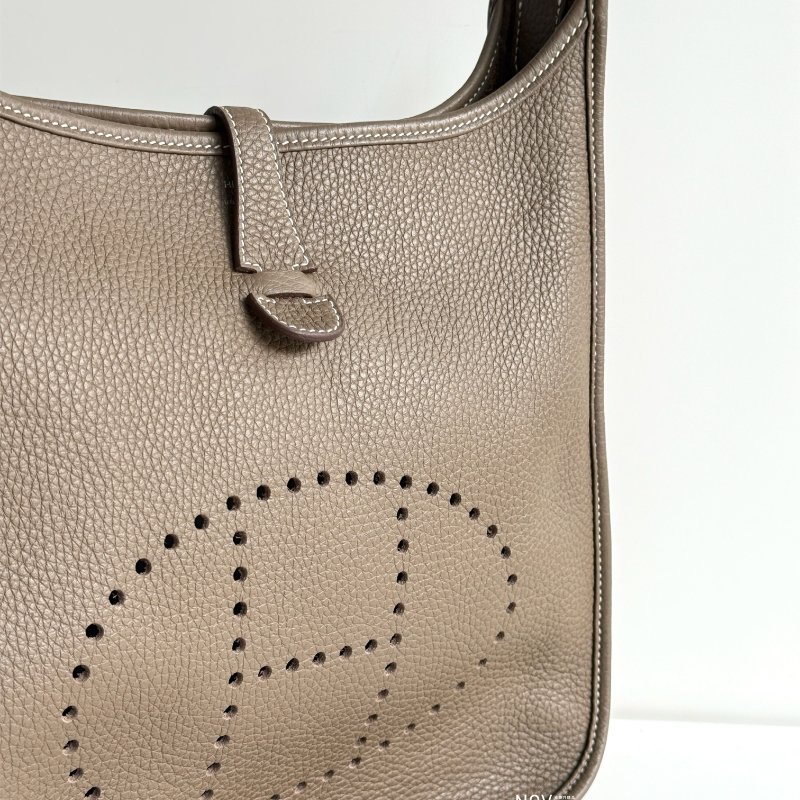 98新🆕 Hermès 愛馬仕 Evelyne 29 大象灰銀釦-2