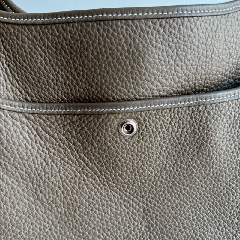 98新🆕 Hermès 愛馬仕 Evelyne 29 大象灰銀釦-9