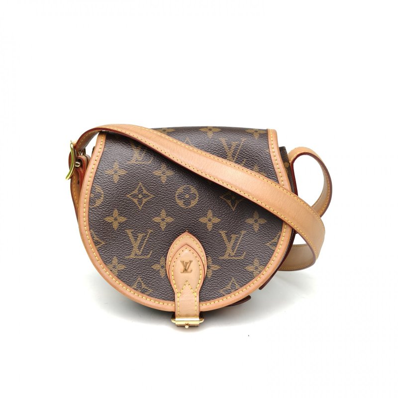 LOUIS VUITTON TAMBOURIN馬鞍包老花PVC2019肩背包-0