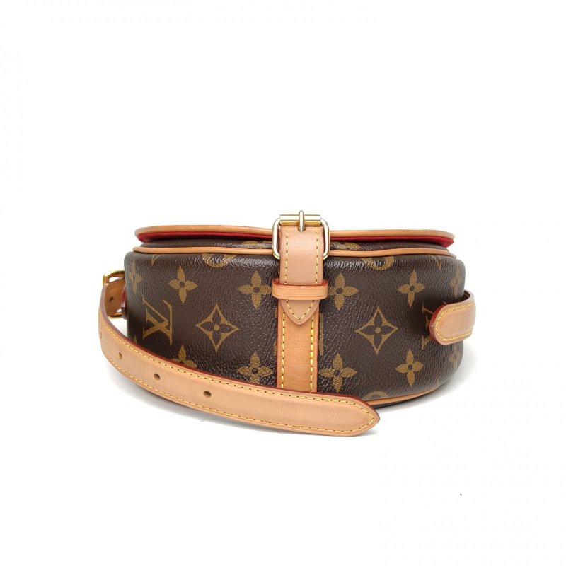 LOUIS VUITTON TAMBOURIN馬鞍包老花PVC2019肩背包-4