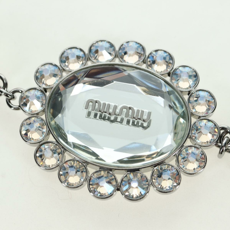 【日本直送】Miu Miu Matelasse 水晶手提包 皮革 兩用 粉紅色銀色 RN0896 正品 am11397M-8