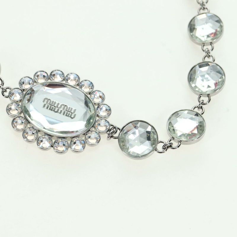 【日本直送】Miu Miu Matelasse 水晶手提包 皮革 兩用 粉紅色銀色 RN0896 正品 am11397M-15