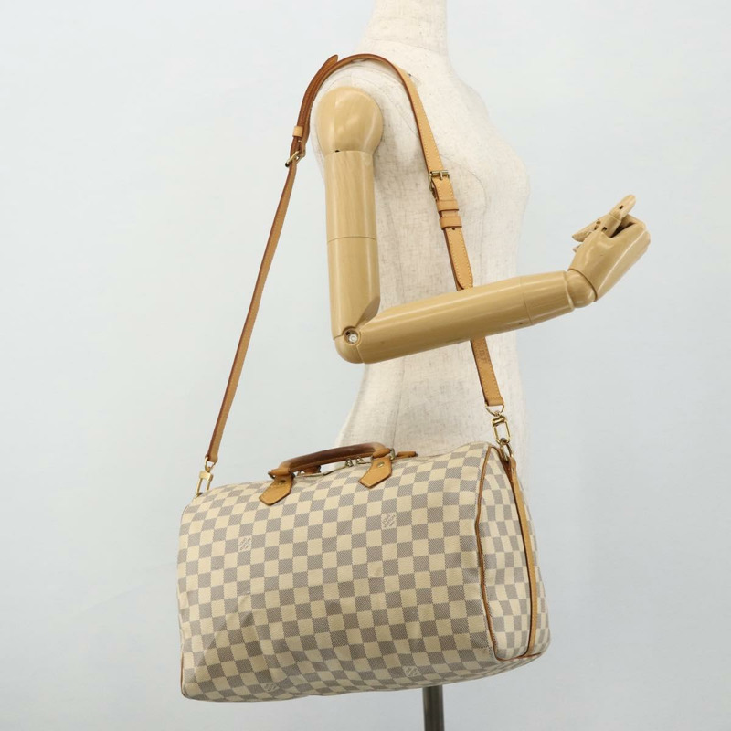 【日本直送】路易威登 Damier Azur Speedy Bandouliere 35 手提包 N41372 LV Auth 175852-22