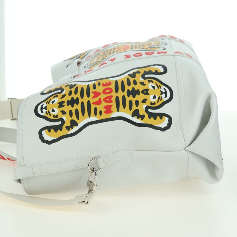 【日本直送】路易威登 LV MADE NIGO 拉桿手提包 白色皮革 M59366 正品 176973SM-2