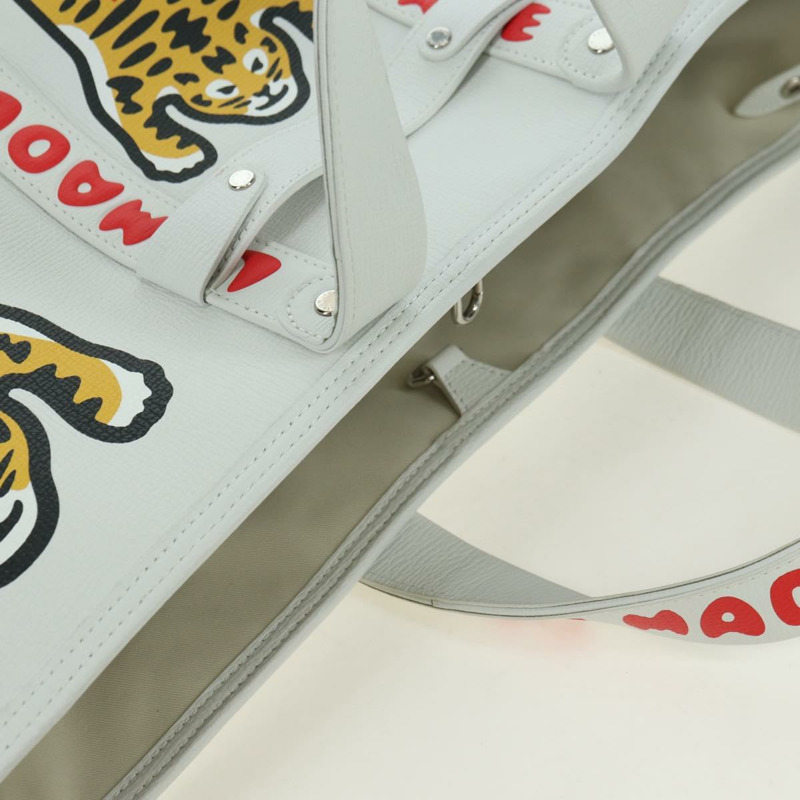 【日本直送】路易威登 LV MADE NIGO 拉桿手提包 白色皮革 M59366 正品 176973SM-5