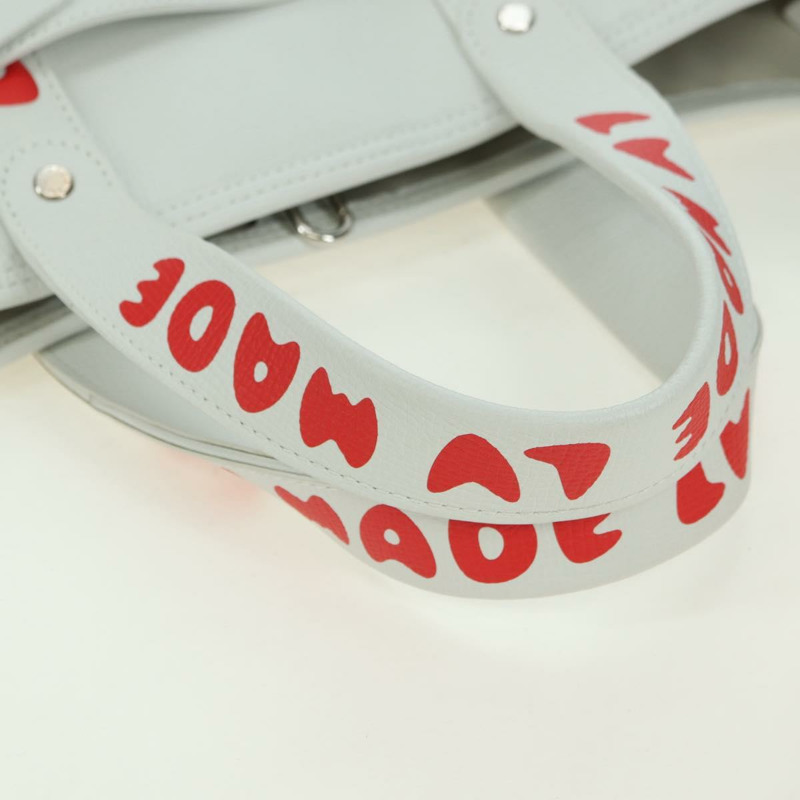【日本直送】路易威登 LV MADE NIGO 拉桿手提包 白色皮革 M59366 正品 176973SM-6