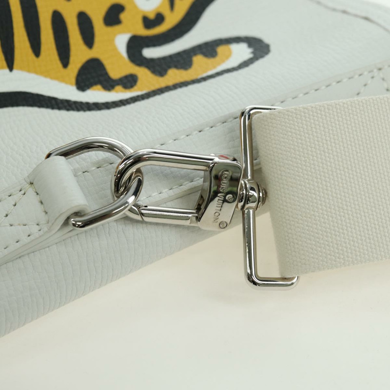 【日本直送】路易威登 LV MADE NIGO 拉桿手提包 白色皮革 M59366 正品 176973SM-8