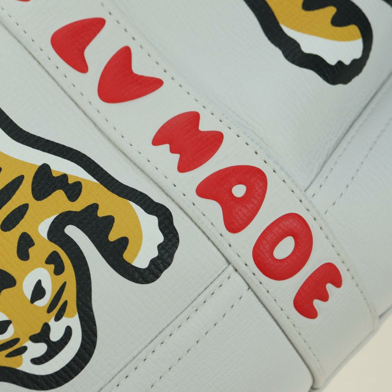 【日本直送】路易威登 LV MADE NIGO 拉桿手提包 白色皮革 M59366 正品 176973SM-20