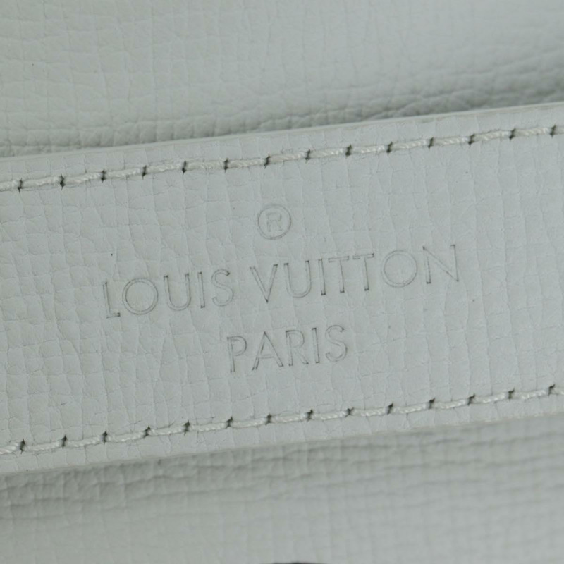 【日本直送】路易威登 LV MADE NIGO 拉桿手提包 白色皮革 M59366 正品 176973SM-23