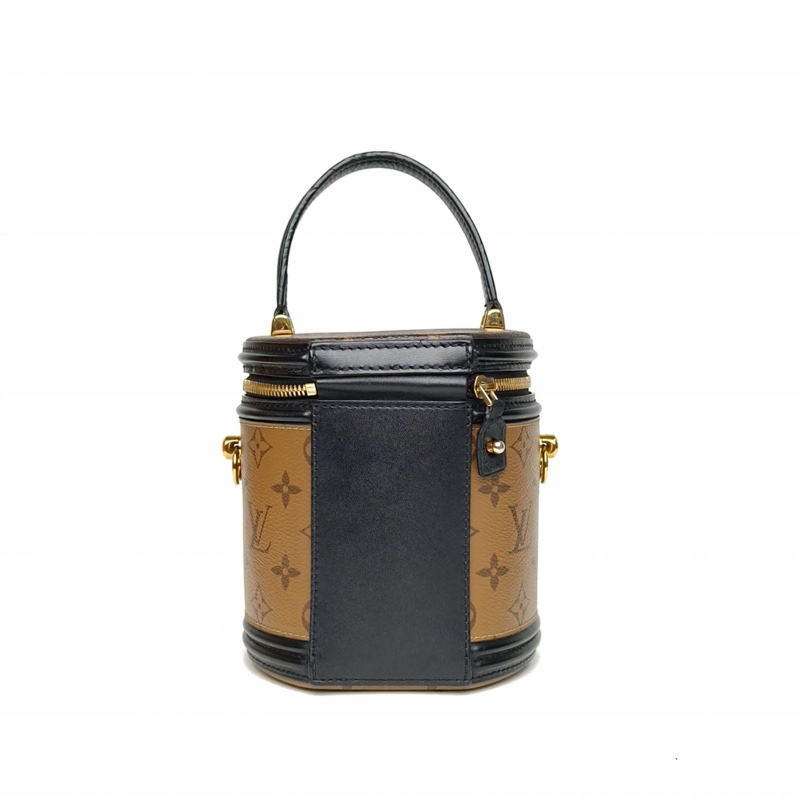 LOUIS VUITTON CANNES圓桶包拼色PVC2018老花肩背包-2