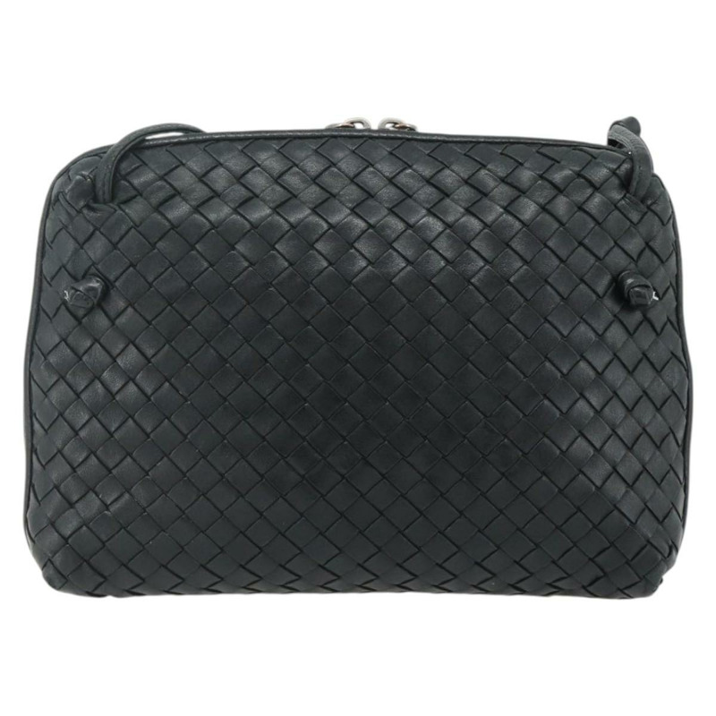 【日本直送】BOTTEGA VENETA INTRECCIATO 皮革肩包 黑色 245354 正品 ep14263A-1