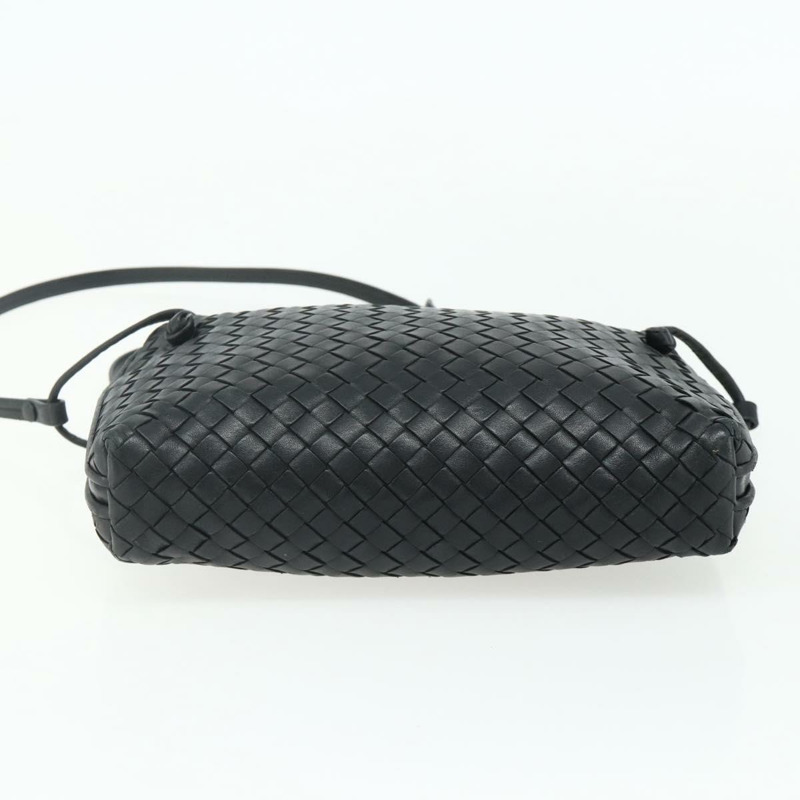 【日本直送】BOTTEGA VENETA INTRECCIATO 皮革肩包 黑色 245354 正品 ep14263A-4