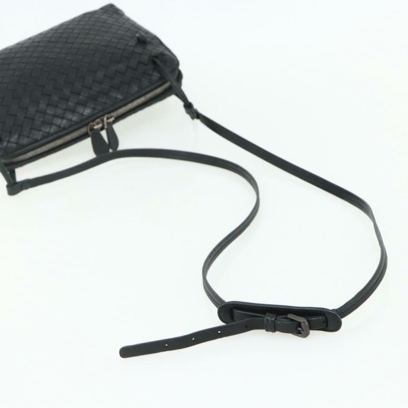 【日本直送】BOTTEGA VENETA INTRECCIATO 皮革肩包 黑色 245354 正品 ep14263A-6