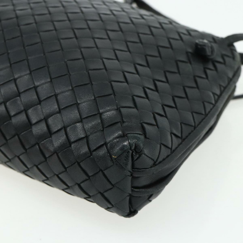 【日本直送】BOTTEGA VENETA INTRECCIATO 皮革肩包 黑色 245354 正品 ep14263A-8