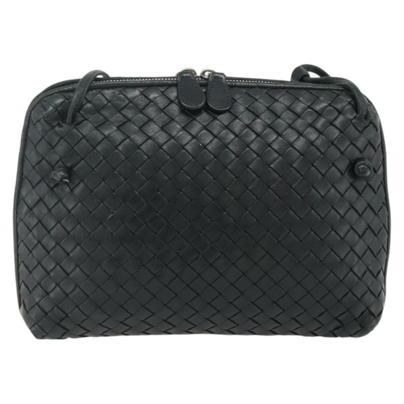 【日本直送】BOTTEGA VENETA INTRECCIATO 皮革肩包 黑色 245354 正品 ep14263A-12