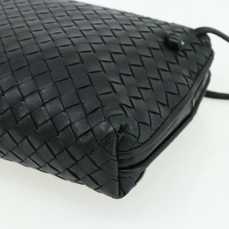【日本直送】BOTTEGA VENETA INTRECCIATO 皮革肩包 黑色 245354 正品 ep14263A-14