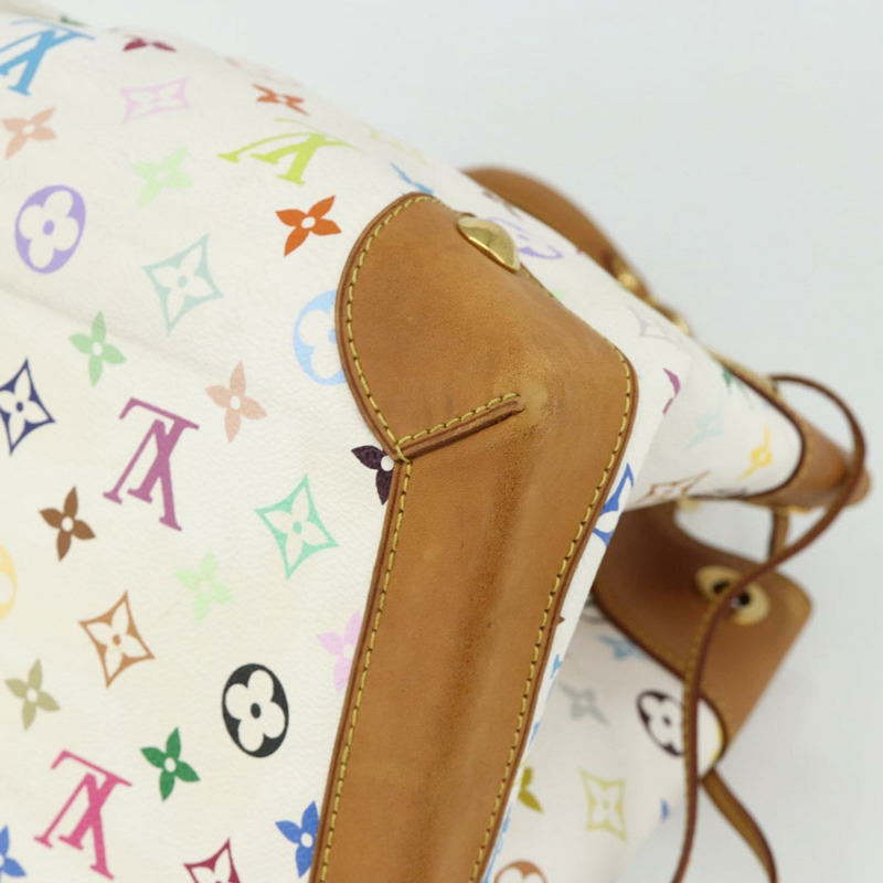 【日本直送】路易威登 Monogram Multicolor Ursula 手提包 白色 M40123 LV Auth ep14291V-14