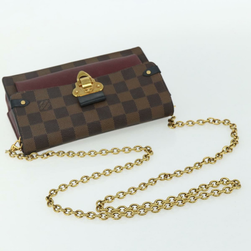 【日本直送】路易威登 Damier Ebene Portefeuille Vavin 包波爾多 N60222 正品 ep14002A-6