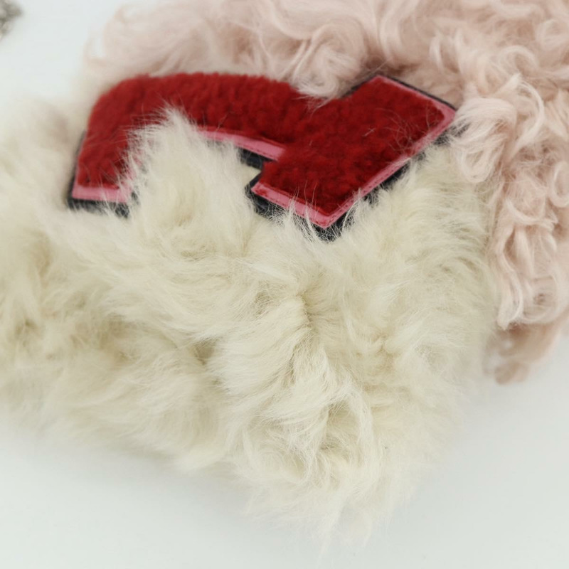 【日本直送】Miu Miu 鏈條單肩包 毛絨 粉紅色 白色 綠色 正品 168873A-14