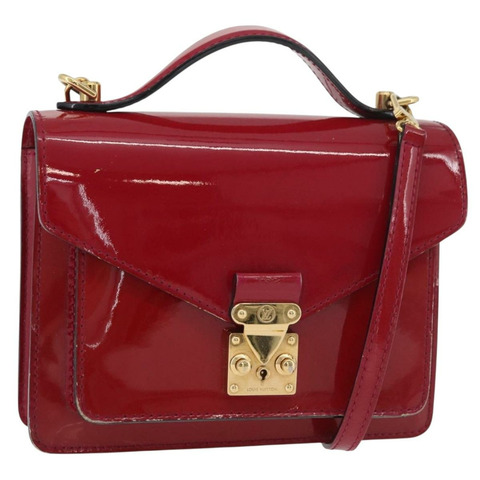 路易威登 Vernis Monceau BB 包 2way Rose Andian M91579 LV 正品 ep14379A