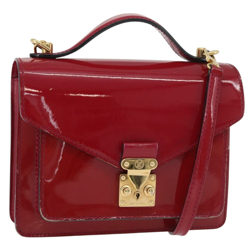 【日本直送】路易威登 Vernis Monceau BB 包 2way Rose Andian M91579 LV 正品 ep14379A-0