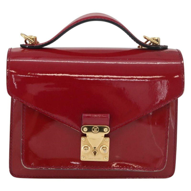 【日本直送】路易威登 Vernis Monceau BB 包 2way Rose Andian M91579 LV 正品 ep14379A-12