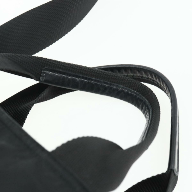 【日本直送】PRADA 尼龍雙肩手提包 黑色 銀色 正品 ep14390A-13