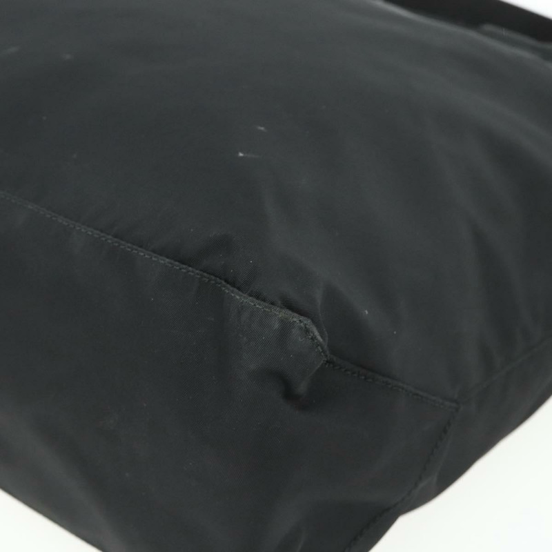 【日本直送】PRADA 尼龍雙肩手提包 黑色 銀色 正品 ep14390A-15