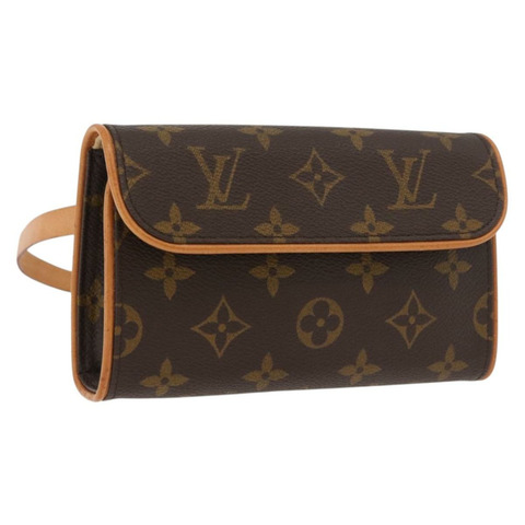 路易威登 Monogram Pochette Florentine 腰包 M51855 LV Auth 175033A