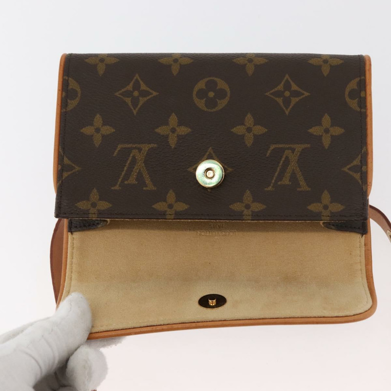 【日本直送】路易威登 Monogram Pochette Florentine 腰包 M51855 LV Auth 175033A-9