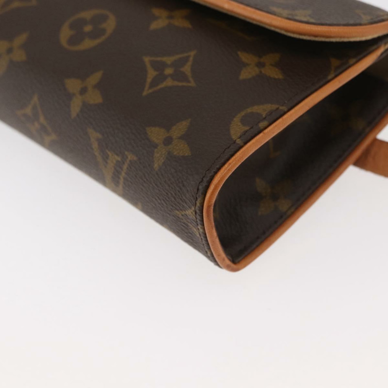 【日本直送】路易威登 Monogram Pochette Florentine 腰包 M51855 LV Auth 175033A-13