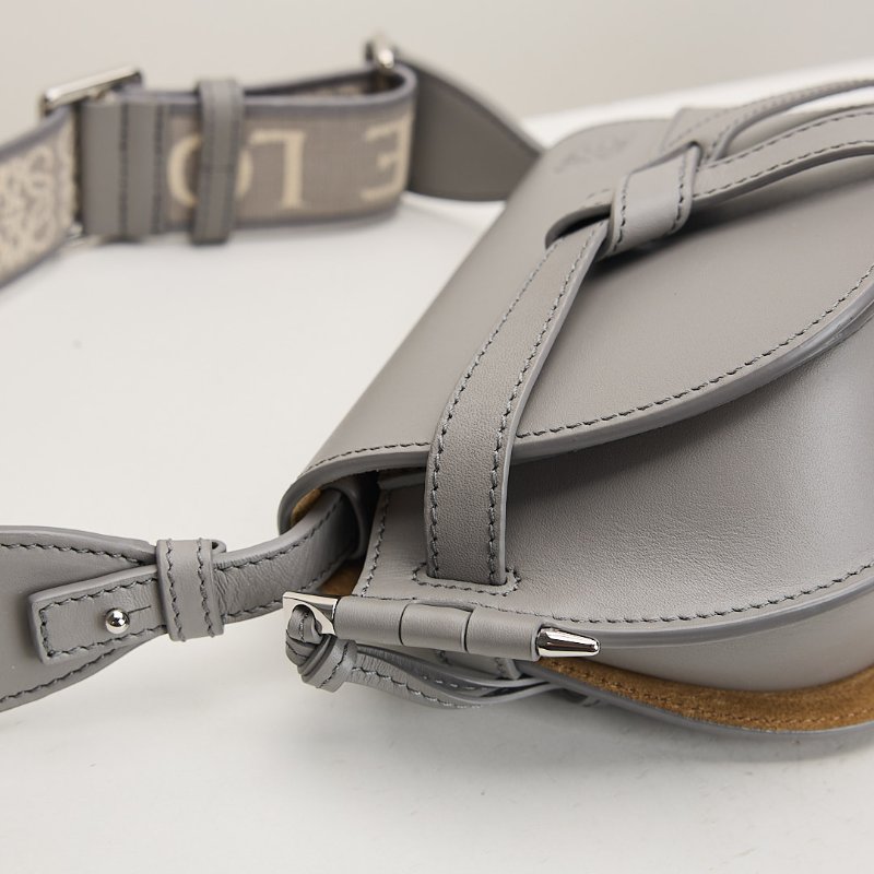 二手Loewe Gate mini 珍珠灰-7