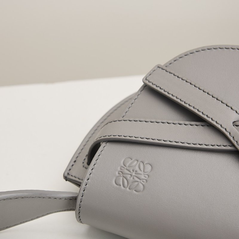 二手Loewe Gate mini 珍珠灰-15