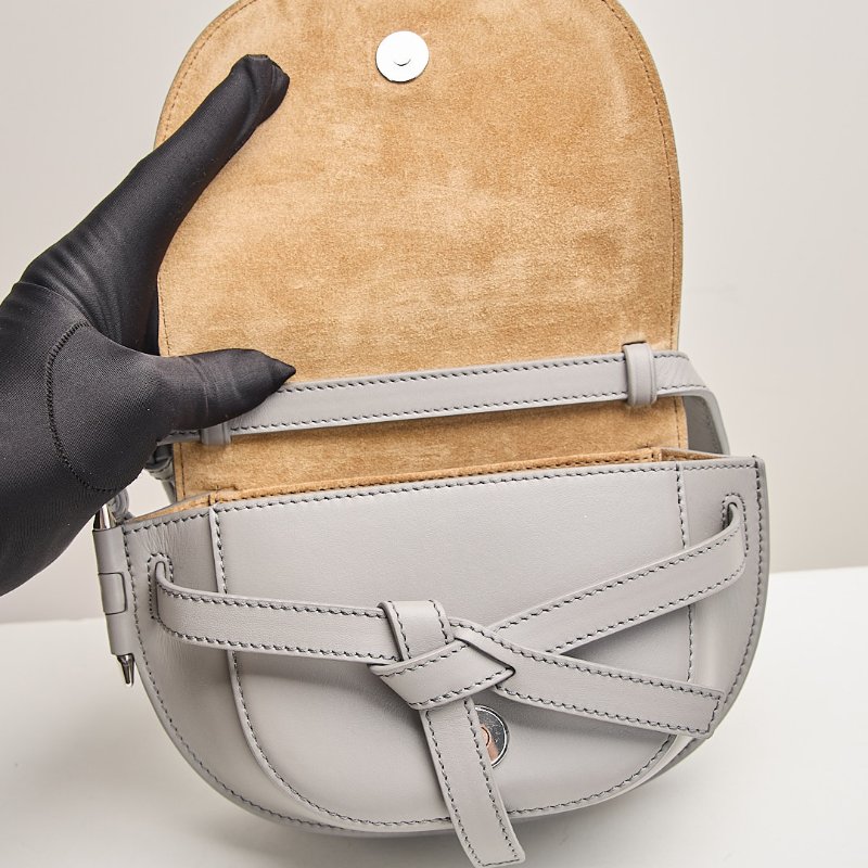 二手Loewe Gate mini 珍珠灰-21